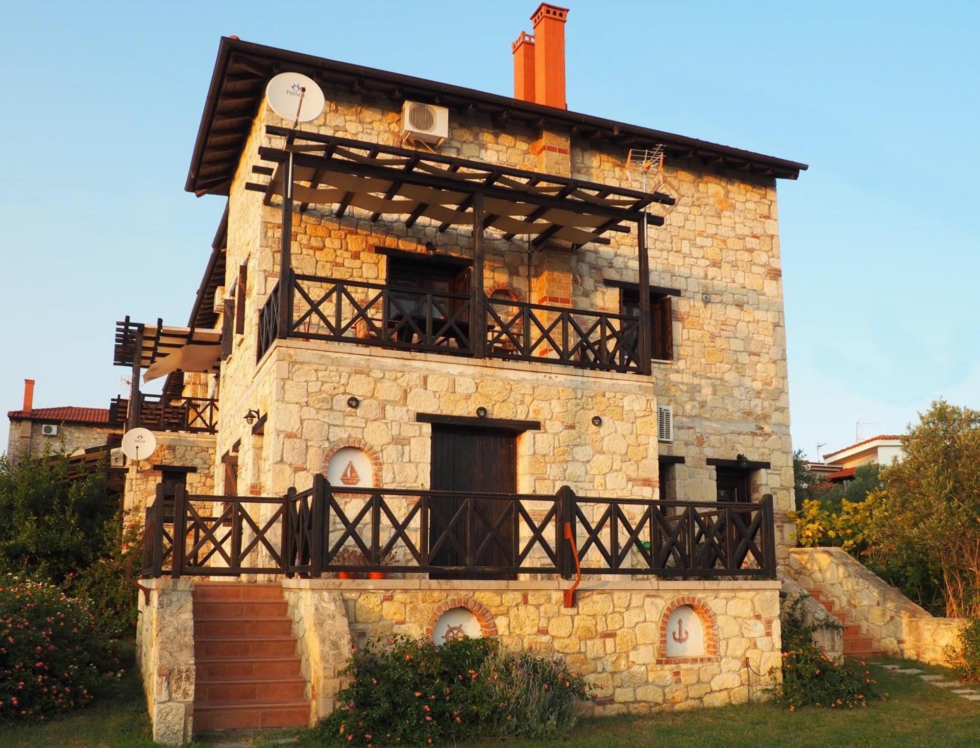 Halkidiki Luxurious Stonehouses Pszakúdia Kültér fotó